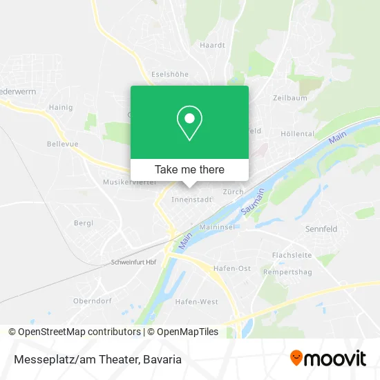 Карта Messeplatz/am Theater