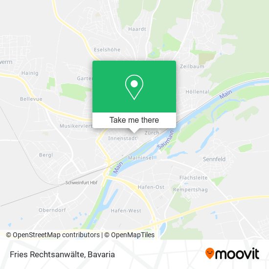 Fries Rechtsanwälte map