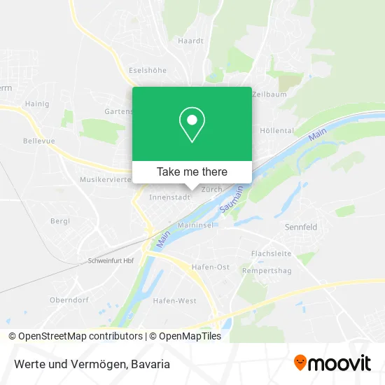 Карта Werte und Vermögen