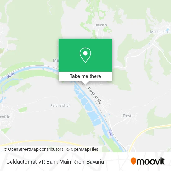 Карта Geldautomat VR-Bank Main-Rhön