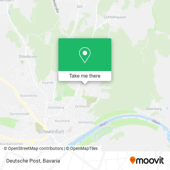 Карта Deutsche Post