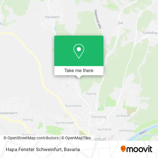 Карта Hapa Fenster Schweinfurt