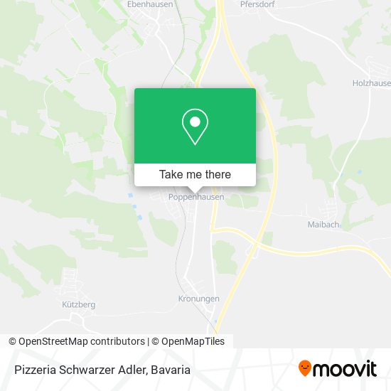 Pizzeria Schwarzer Adler map