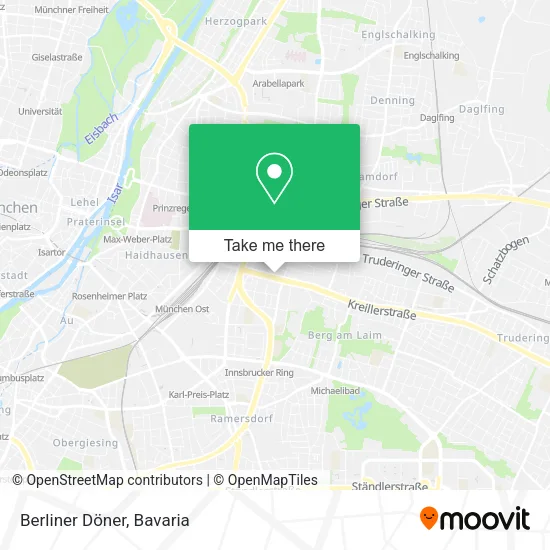 Карта Berliner Döner
