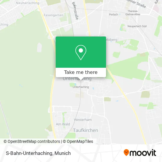 Карта S-Bahn-Unterhaching