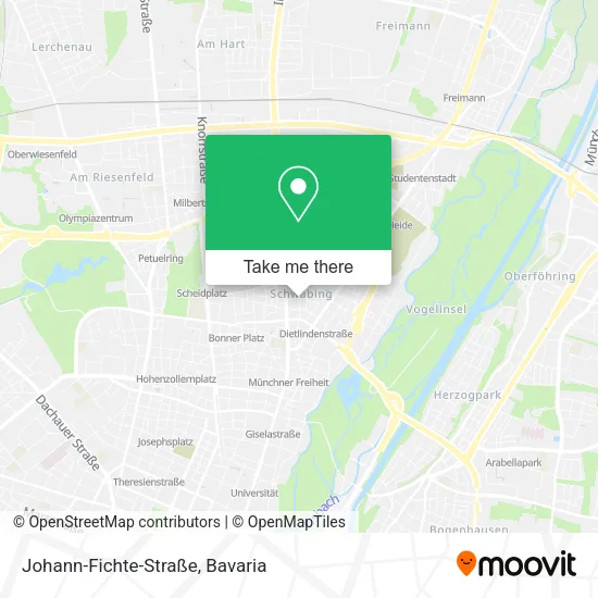 Карта Johann-Fichte-Straße