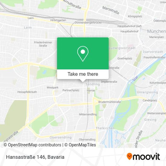 Карта Hansastraße 146