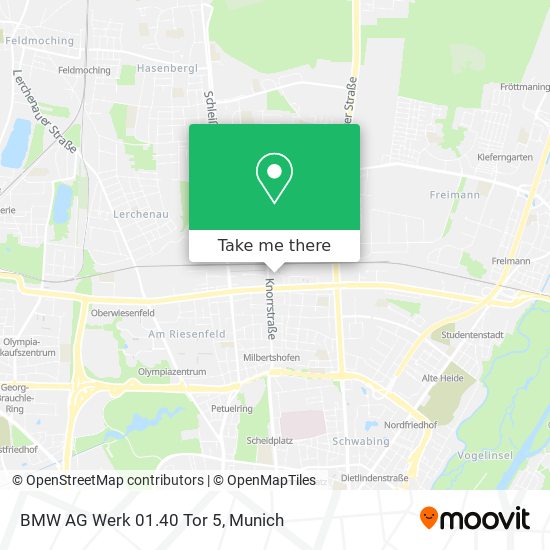 BMW AG Werk 01.40 Tor 5 map