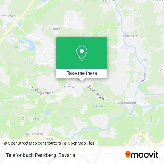 Карта Telefonbuch Penzberg