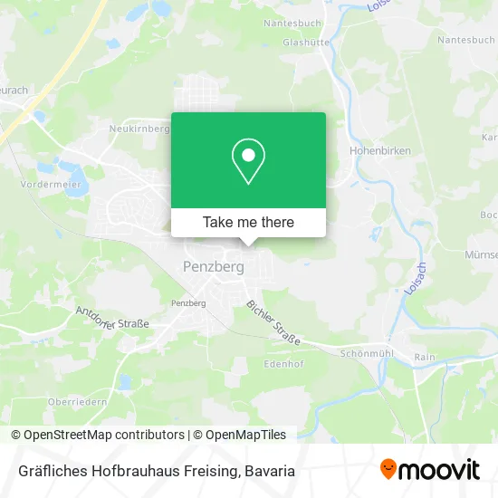 Карта Gräfliches Hofbrauhaus Freising