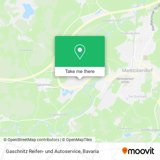 Карта Gaschnitz Reifen- und Autoservice