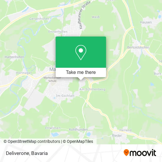 Карта Deliverone