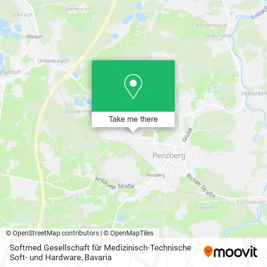 Карта Softmed Gesellschaft für Medizinisch-Technische Soft- und Hardware