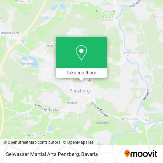 Seiwasser Martial Arts Penzberg map