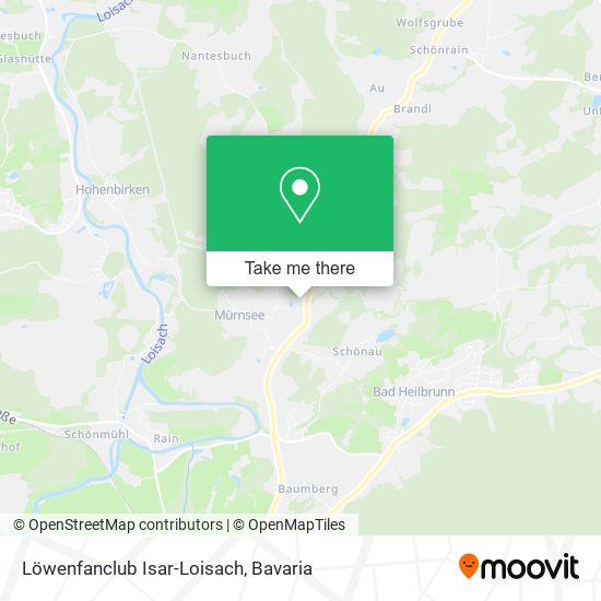 Löwenfanclub Isar-Loisach map