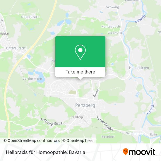 Heilpraxis für Homöopathie map