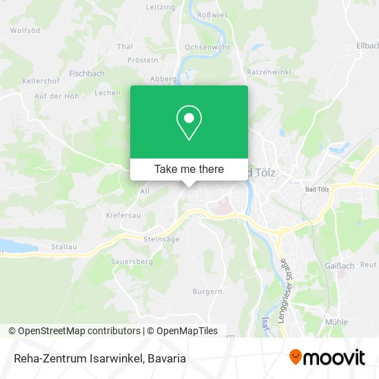 Reha-Zentrum Isarwinkel map