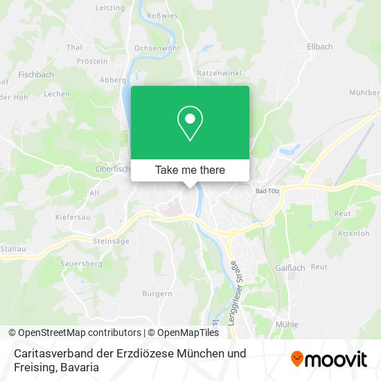 Caritasverband der Erzdiözese München und Freising map