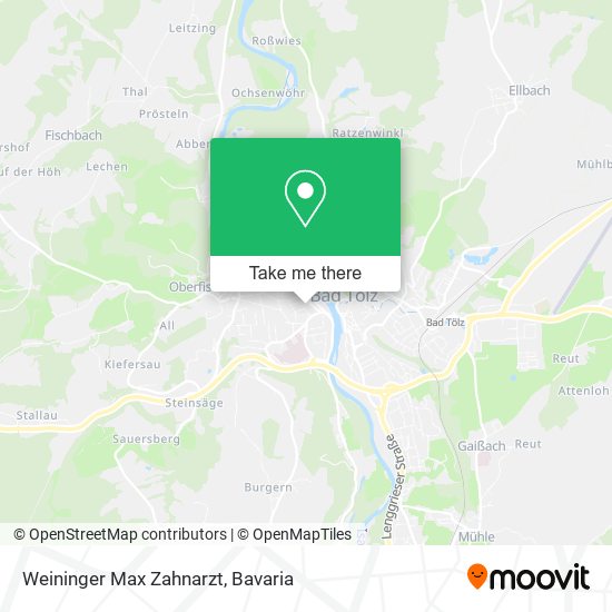 Weininger Max Zahnarzt map