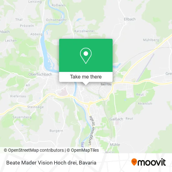 Карта Beate Mader Vision Hoch drei