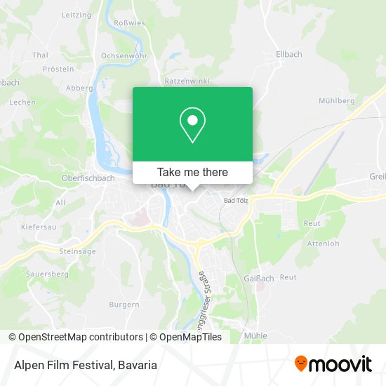 Alpen Film Festival map