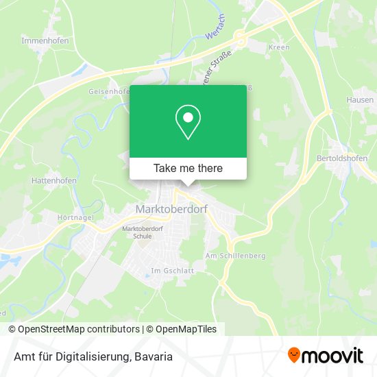 Amt für Digitalisierung map