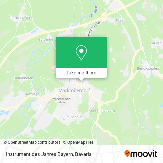 Instrument des Jahres Bayern map