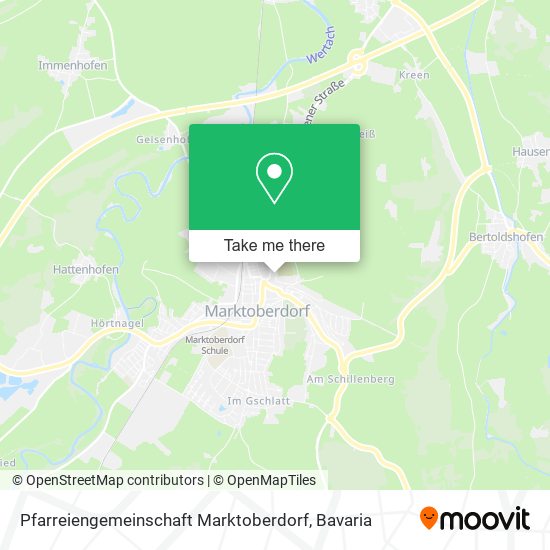 Pfarreiengemeinschaft Marktoberdorf map