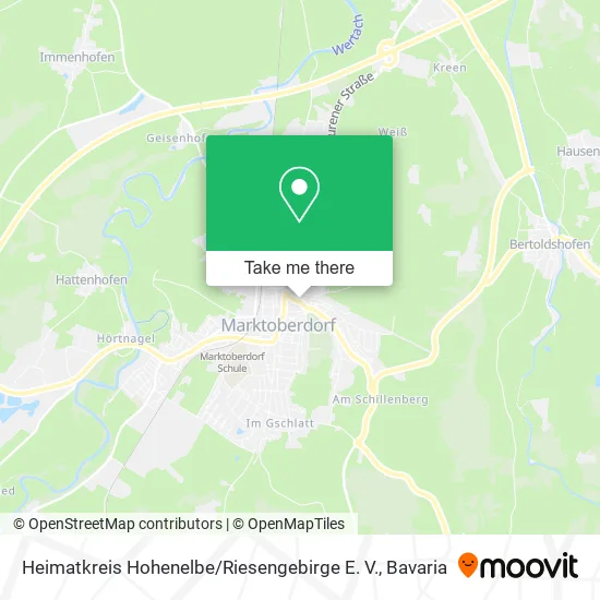 Карта Heimatkreis Hohenelbe / Riesengebirge E. V.
