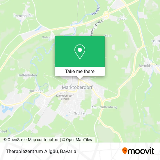 Карта Therapiezentrum Allgäu