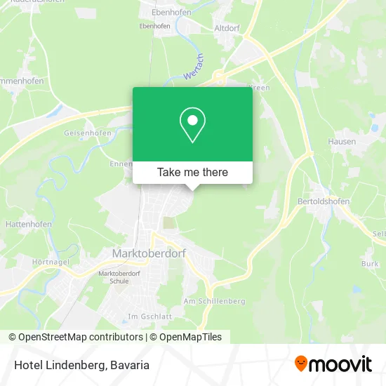 Карта Hotel Lindenberg