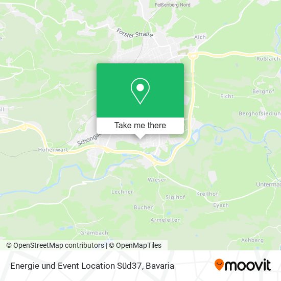 Energie und Event Location Süd37 map