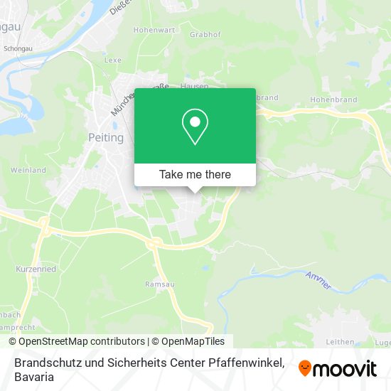 Brandschutz und Sicherheits Center Pfaffenwinkel map