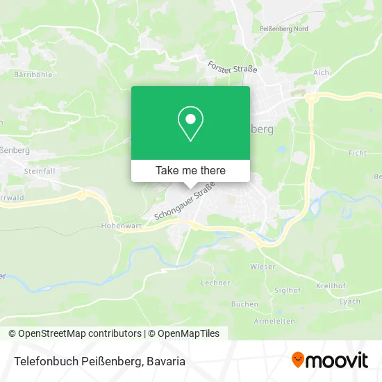 Карта Telefonbuch Peißenberg
