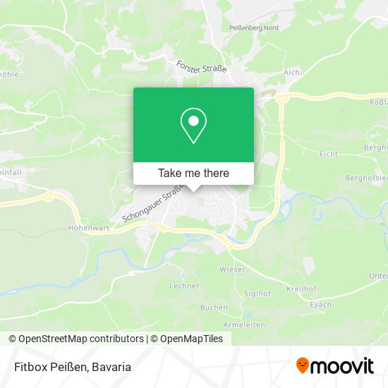 Fitbox Peißen map