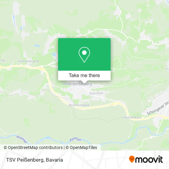 Карта TSV Peißenberg