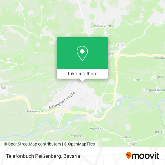Карта Telefonbuch Peißenberg