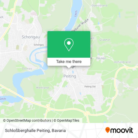 Карта Schloßberghalle Peiting
