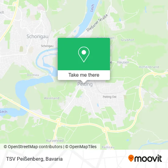 Карта TSV Peißenberg