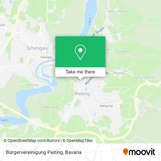Bürgervereinigung Peiting map