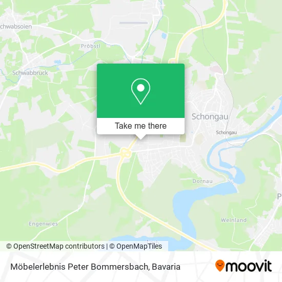 Карта Möbelerlebnis Peter Bommersbach