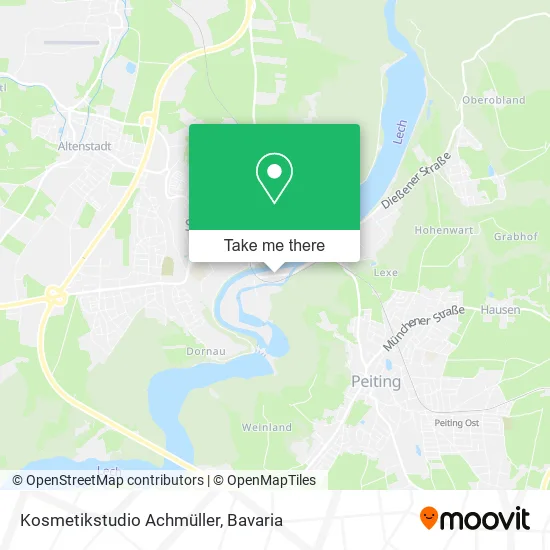 Карта Kosmetikstudio Achmüller