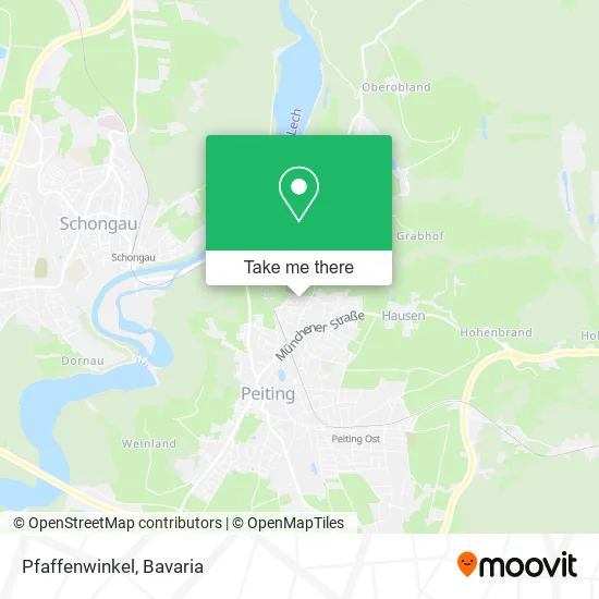 Карта Pfaffenwinkel