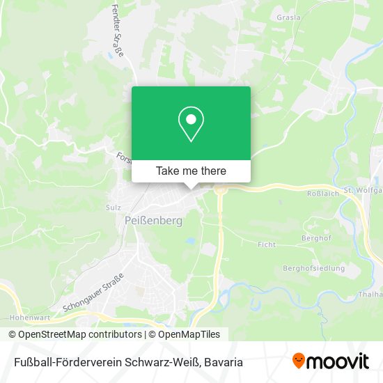 Fußball-Förderverein Schwarz-Weiß map