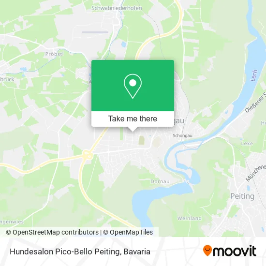 Карта Hundesalon Pico-Bello Peiting