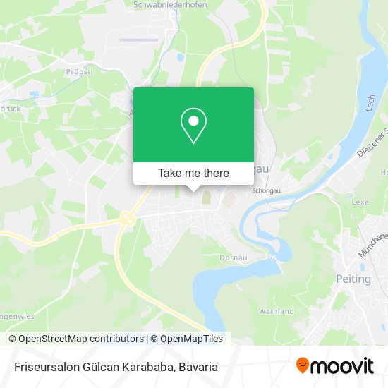 Friseursalon Gülcan Karababa map