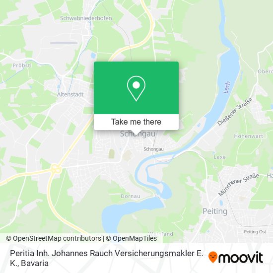 Peritia Inh. Johannes Rauch Versicherungsmakler E. K. map