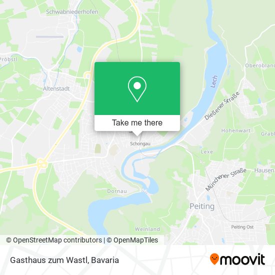 Gasthaus zum Wastl map