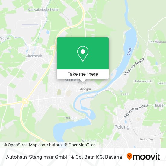 Autohaus Stanglmair GmbH & Co. Betr. KG map