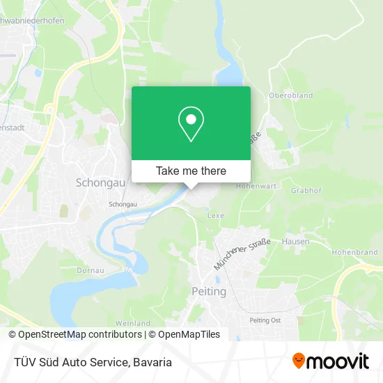 Карта TÜV Süd Auto Service